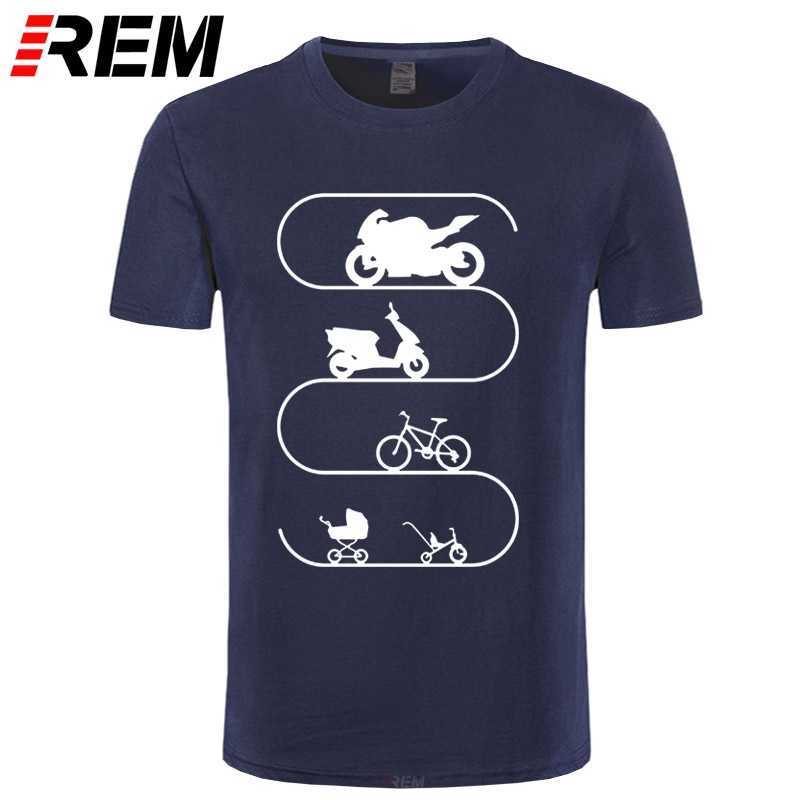

REM Summer Fashion Baby-Car Bike Bicycle Motorcycle Evolution Tee Shirt For Man Hip hop T Plus Size 210629, Maroon yellow