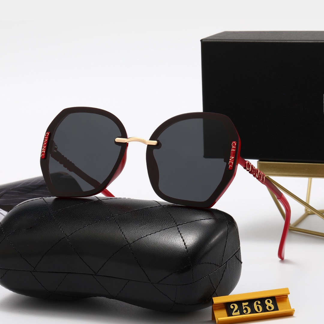 

2021 new Luxur Top Quality Classic Square Sunglasses Designer Brand fashion Mens Womens Sun Glasses Eyewear Metal Glass Lenses with box 2568