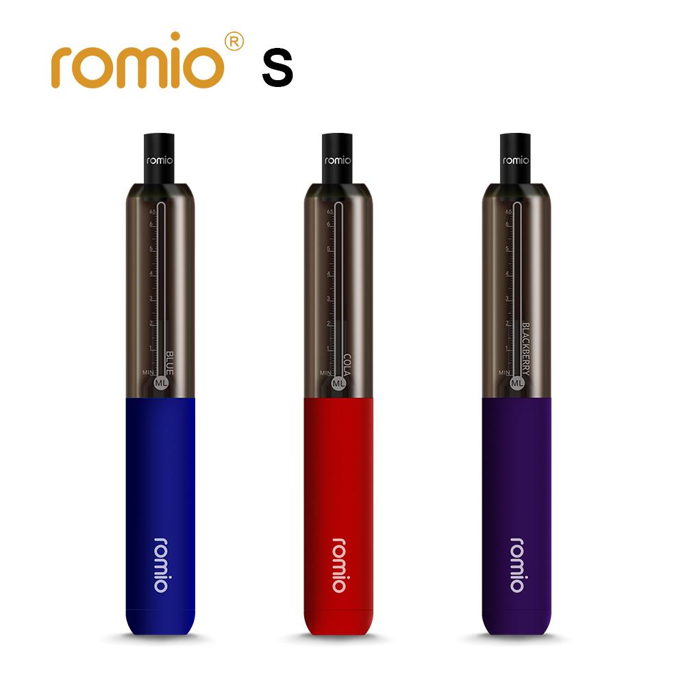 

Romio 6.5ml Pod 2000 Puffs Electronic Cigarette Disposable Vape 450mAh Battery Draw Activated E Cigs 12 Colors Puff Bar 1.2ohm LED Light Cot