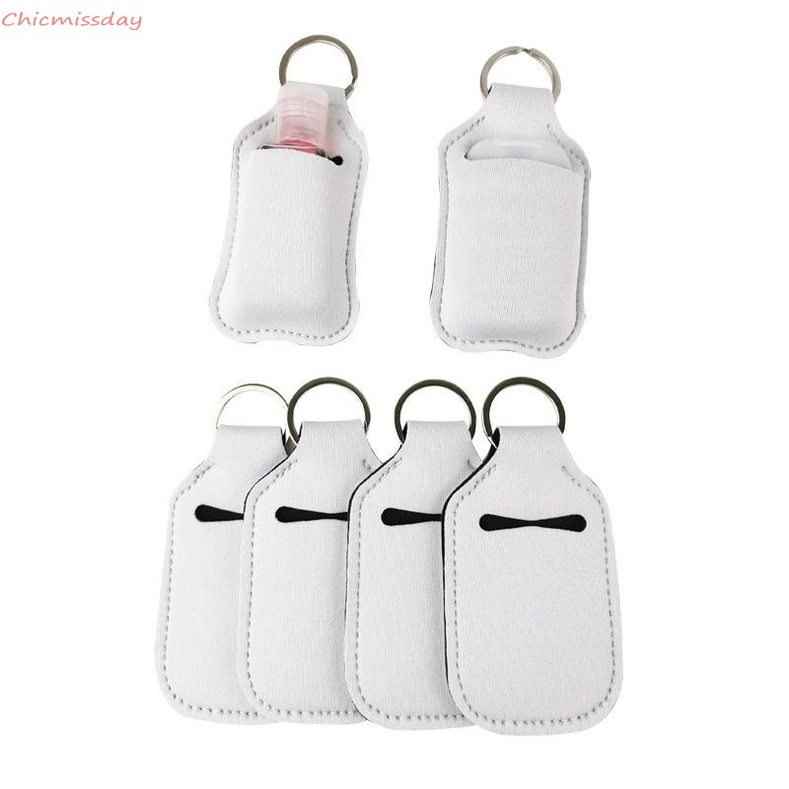 

1pc 30ml sublimation blank Neoprene perfume bottle holder SBR blank hand sanitizer bottle set perfume bottle holder keychain gift FY4285