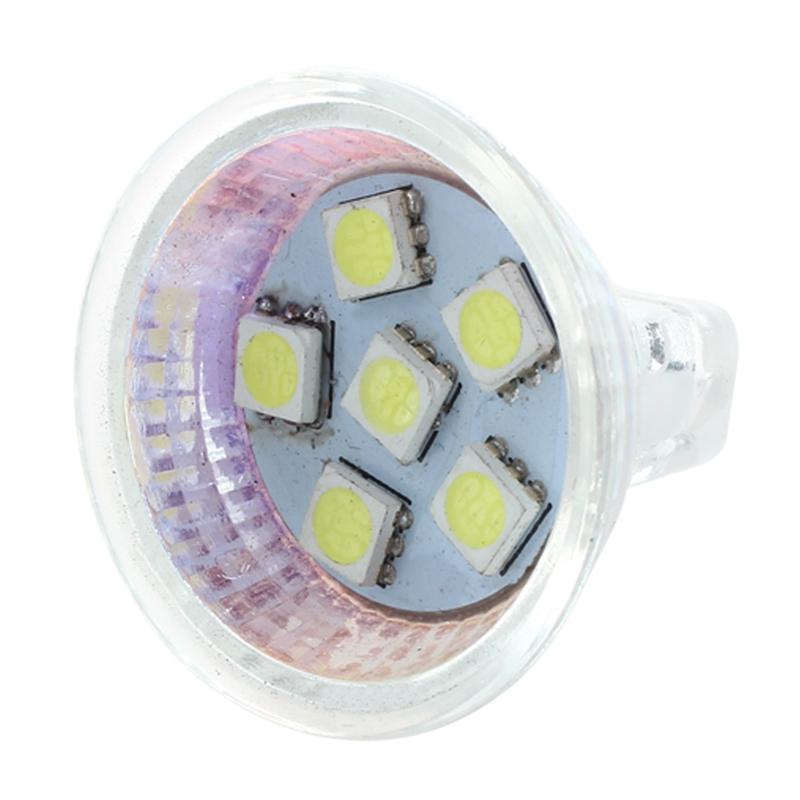 

Bulbs MR11 GU4 Pure White SMD 6 LED Office Spot Light Lamp Bulb Energy Saving 12V