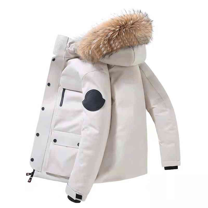 

Designer Luxury Monclair Classic Winter Men Jackets Women Down Fashion Hat Print Coats Outdoor Warm Casual Coat Parkas Of Black White