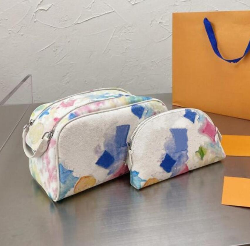 

2-pieces high quality fashion women loui wash bag large capacity cosmetic bags makeup toiletry purses Pouch men travel toilet handbags, Contact us to see more