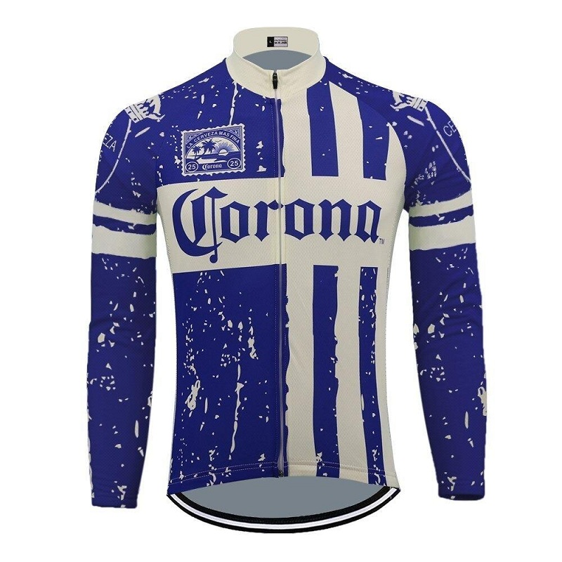 2021 Thermal Retro Corona Beer Cycling Jersey (with Fleece Option)-image-726170530