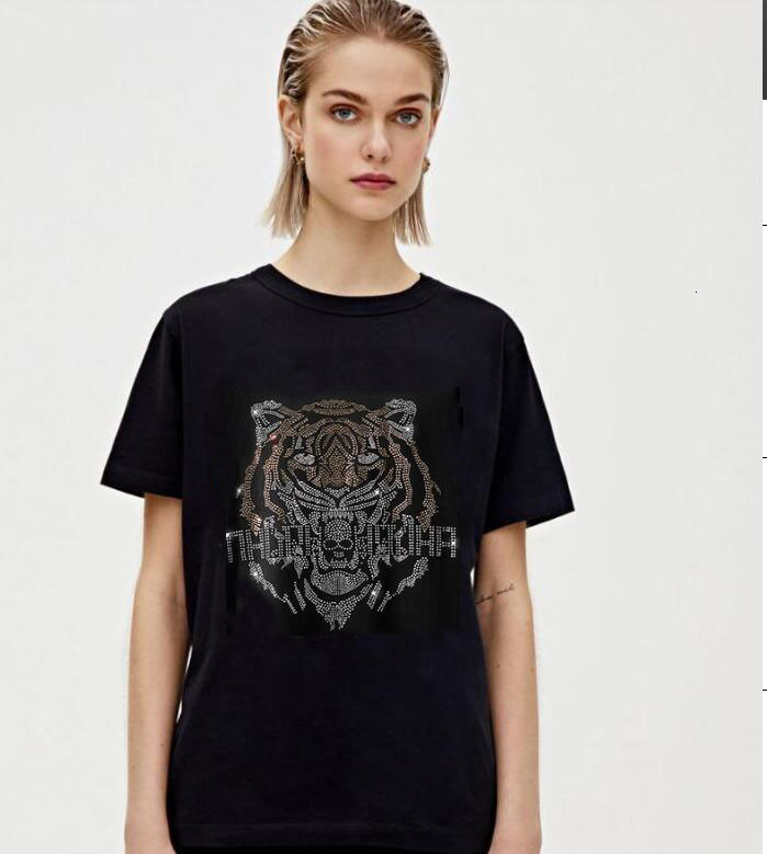 

2021 New Sleeves Shirt Women' Tshirts Fashion Personality Casual Thin Manga Short Top Black Girls Tshirt Style 8786, As shown in the figure