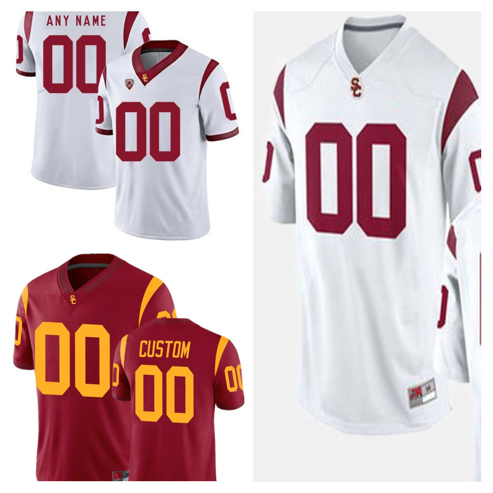 

USC Trojans College 14 Sam Darnold Football Jerseys 5 Reggie Bush 7 Stephen Carr 94 Leonard Williams 43 Troy Polamalu 42 Ronnie Lott Custom Men Women Youth Jersey, Colour 2