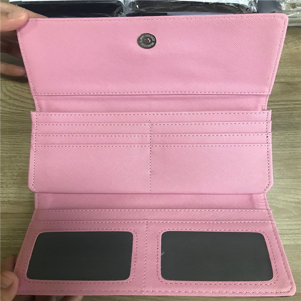

HH high quality PU Leather Long wallets Women's Wallet Multi-card Zipper Bag Fashion Brand Wallet men women luxury designer wallets, Red;black