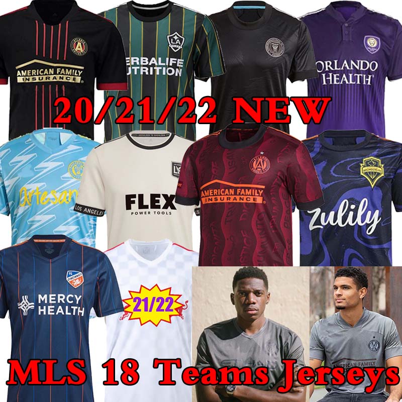 

21/22 MLS Inter Miami soccer jerseys Atlanta DC United LA Galaxy Los Angeles N York Philadelphia union Orlando City Cincinnati Nashville Montreal Minnesota jersey, Chicago