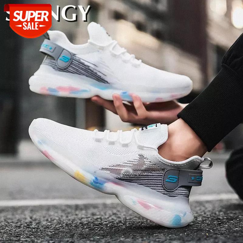

2020 Men's Shoes Sports Shoes Jogging Breathable Men Light Running Men Sports Sneakers Tree Zapatillas Hombre #EK53