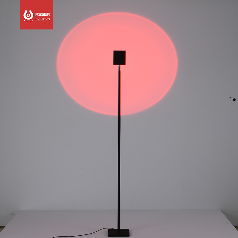 

smart home Rainbow Sunsets Lamp Cyber Celebrity Background light Modern LED Floor Lamp Room Decor Decoration Standing Light