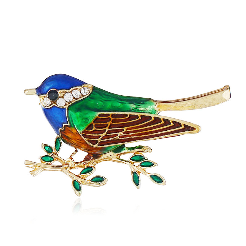 

Creative Enamel Pins Bird Brooches Fashion Cute Animal Brooch Unisex Women Men Jewelry Colorful Style Gift