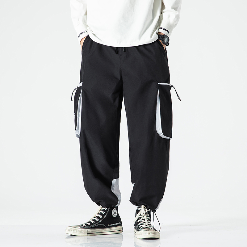 

2021 New Black Hip Hop Cargo Pants Streetwear Fashion Joggers Sweatpants Casual Harem Trousers Summer Harajuku Men Clothing 14jl Rxi7, Army green