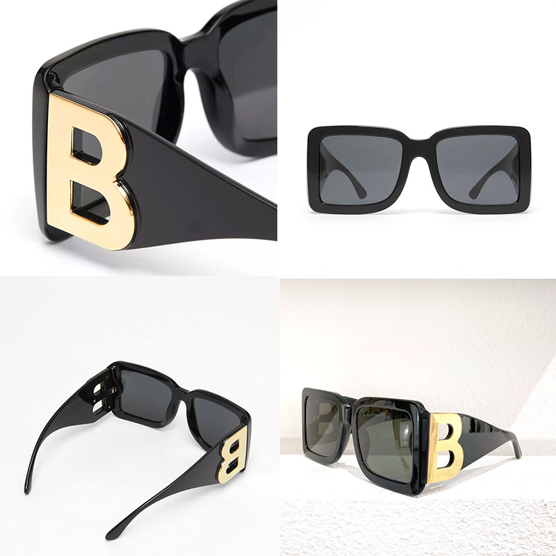 

Mens Sunglasses UV400 Protective Lenses Fashion Ladies Designer Sunglassess Generous Full Frame Classic Retro Mirror Leg Anti-UV Glasses B4312 with Original Box