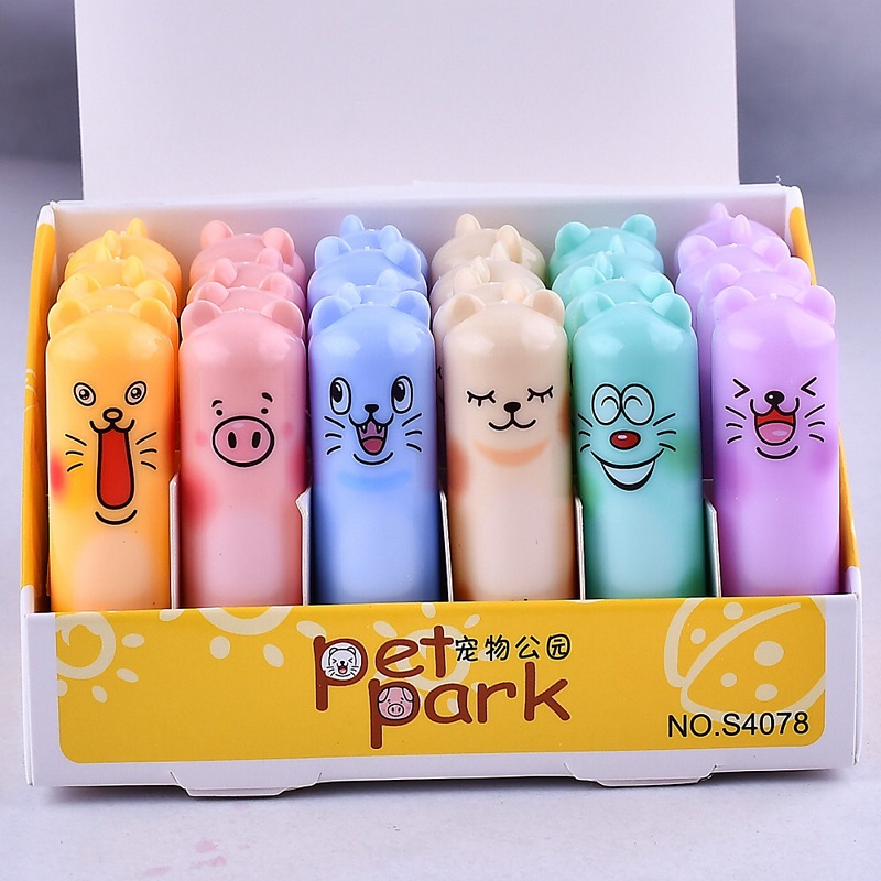 

24pcs/lot Moisturizing Fruit Flavor Colourless Cartoon Lip Balm Natural Plant Lip Gloss Fruits Embellish Lipstick Makeup Tools 1643