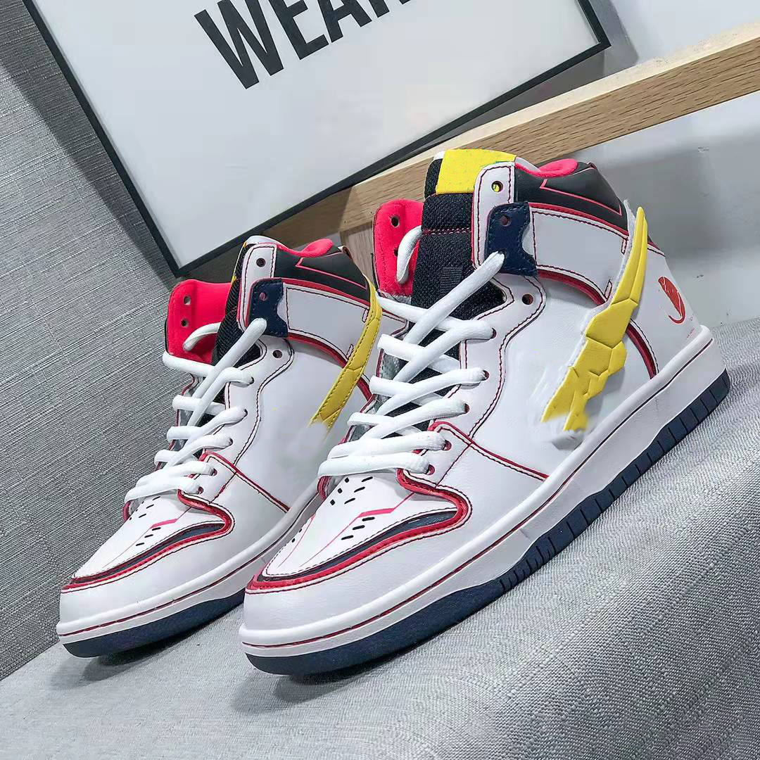 

HI Quality Gundam Running Shoes High Pro QS Projrct Unicorn RX-0 Men Women Outdoor Sneaker White Red Black Designer Trainers Sports Sneakers DH7717-100