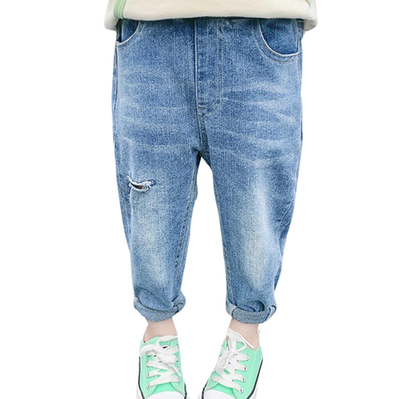 

Jeans For Girls Hole Girl Jeans Casual Style Baby Girl Spring Autumn Kid Clothes, J1444