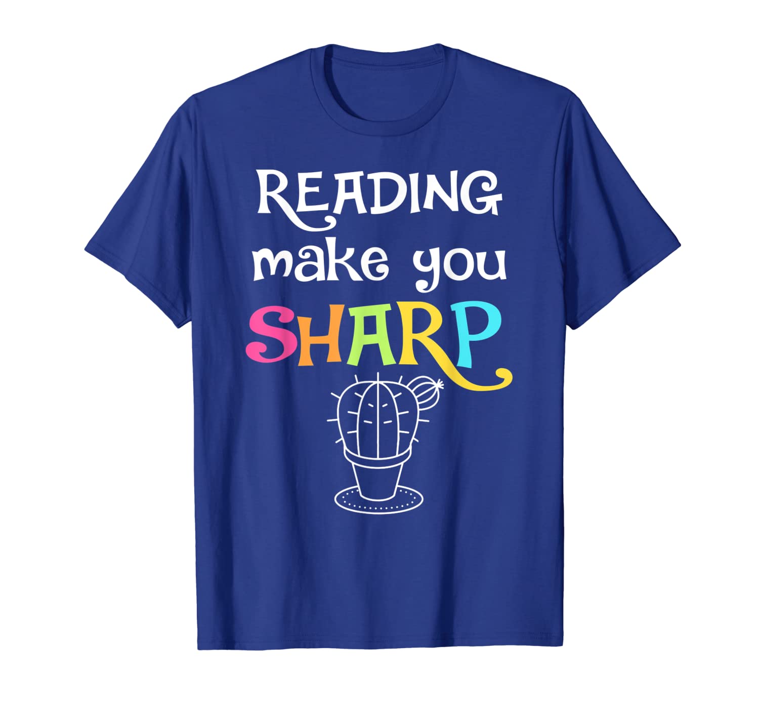 

cute reading teacher cactus ela teacher t-shirt, White;black