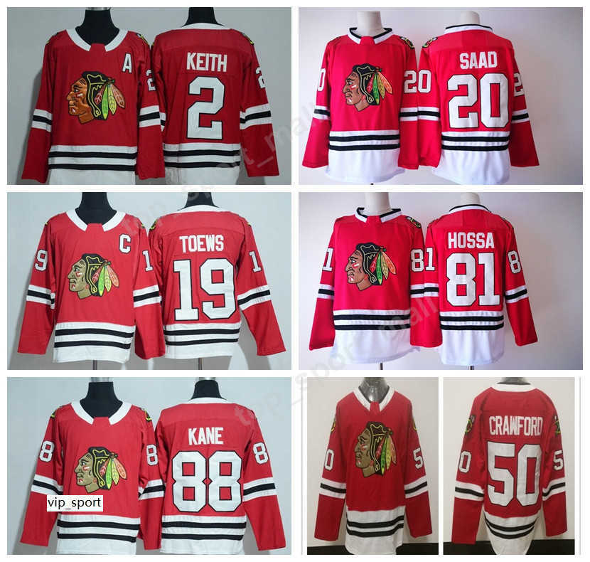 

Chicago Blackhawks 2 Duncan Keith Jersey Hockey 19 Jonathan Toews 19 Jonathan Toews 88 Patrick Kane Corey Crawford Marian Hossa, 81 red