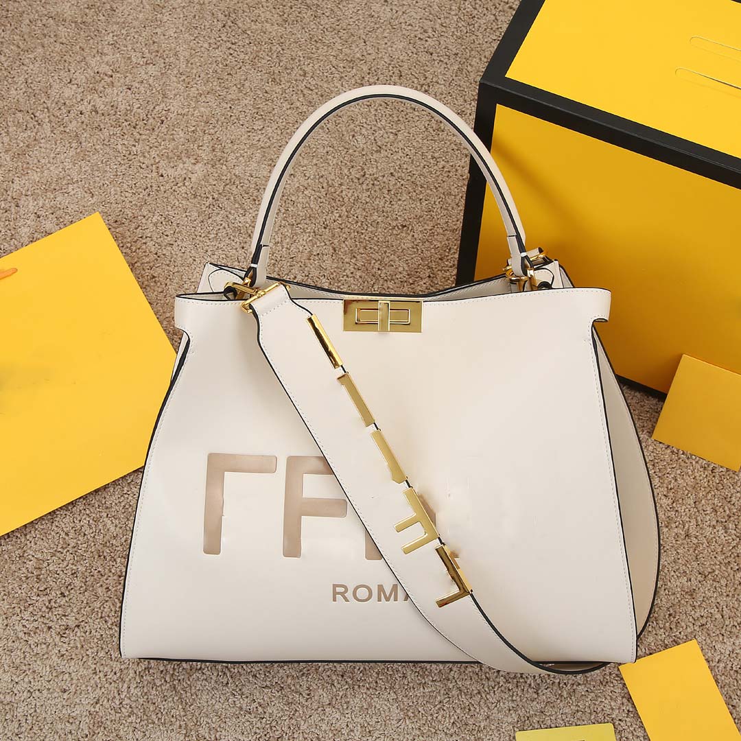 

Women leather tote bags Shoulder bags handbags purse 42cm Large capacity shopping bag Designer ladies large strap handbag Peekaboo Z3306