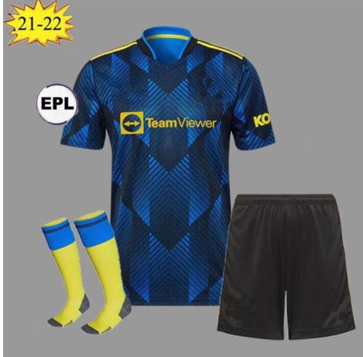 

soccer jerseys Fans Man football shirt 2021 -22men + kids kit set
