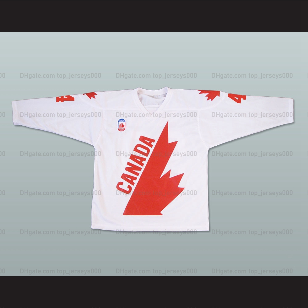 

Custom Bobby Orr #4 Team Canada Hockey Jersey All Stitched White Any Name Number Size -4XL