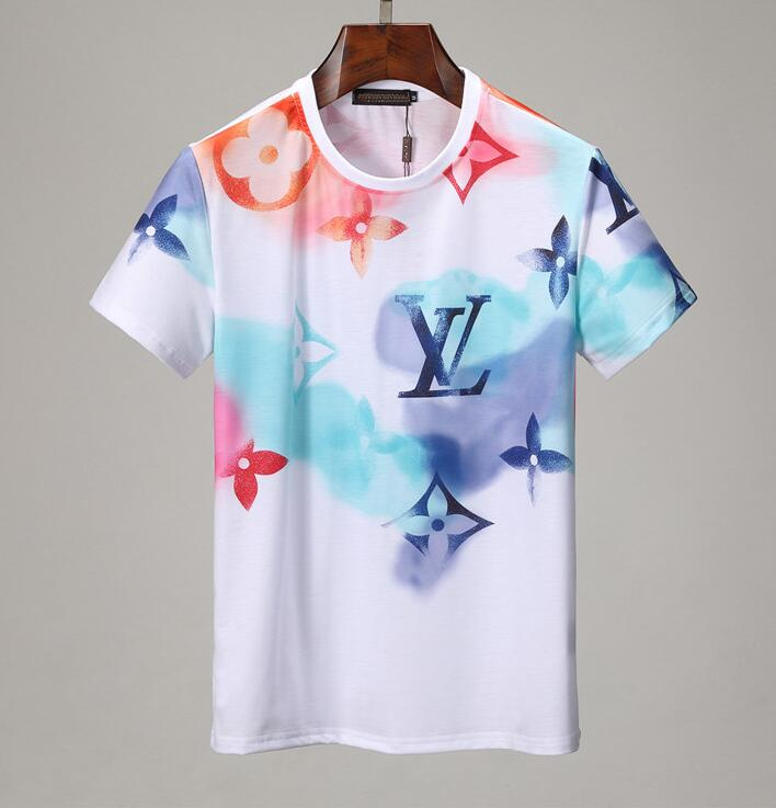 

Fashion Mens Designer T Shirts Women Hip Hop Tops Short Sleeves High Quality Printing Men Stylist Tees #k17, 02