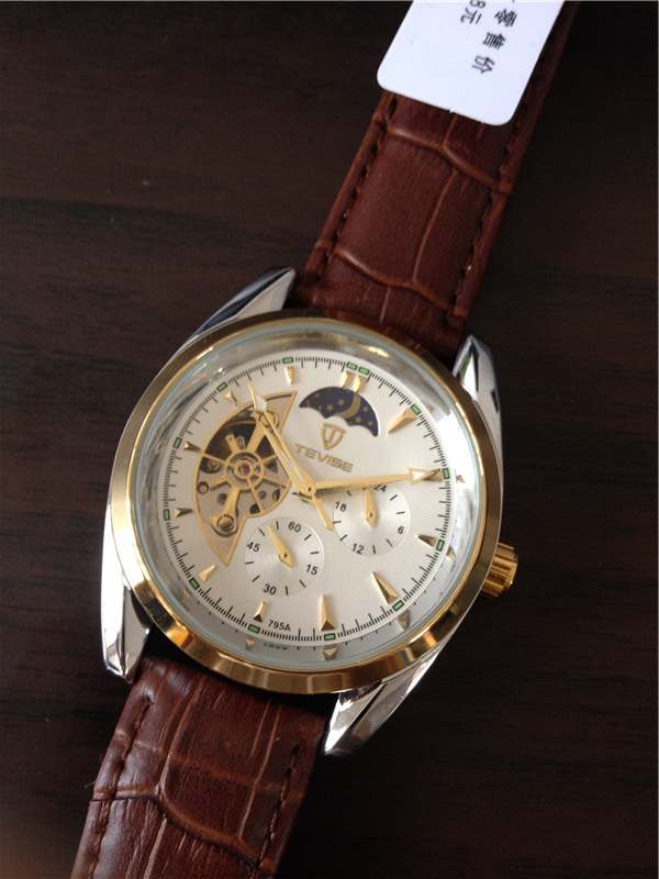 Top sell men watches,TEVISE high quality Skeleton mens-watches TE33-3 free shipping-image-659705363