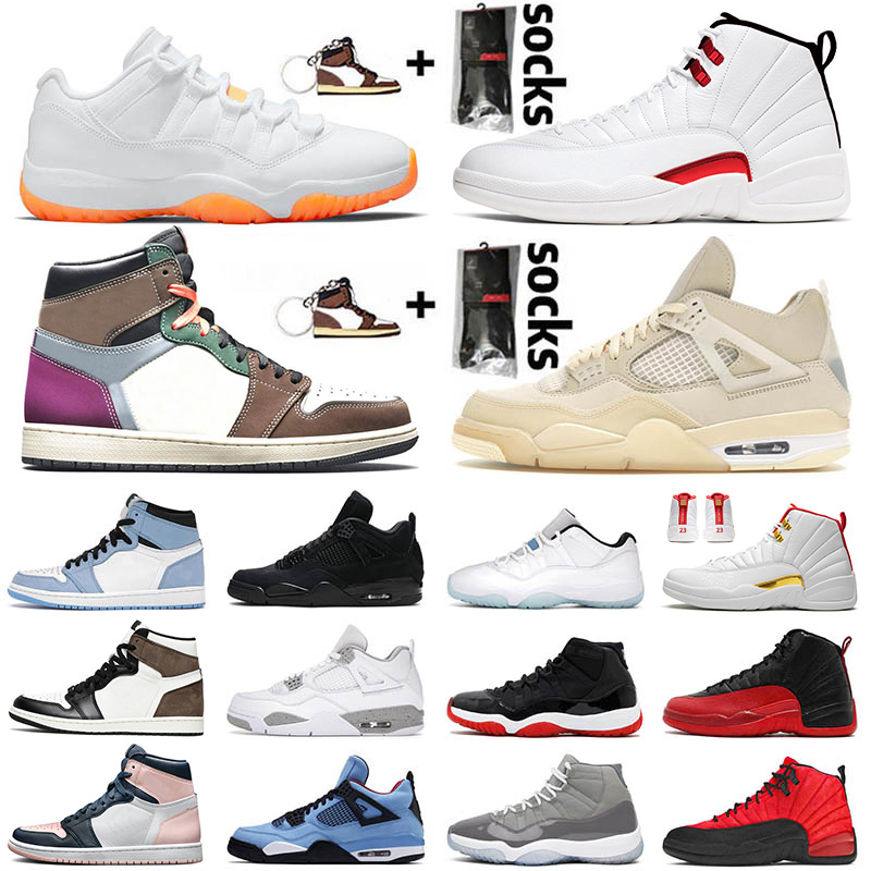 

Men Women Jorda 4 Jumpman Outdoor Basketball Shoes 4s Sail Off White Patent Bred 1 Mid Dutch Green 1s Military Black Citrus Low 11 Miami Dolphins Sneakers Trainers, D8 flu game 40-47