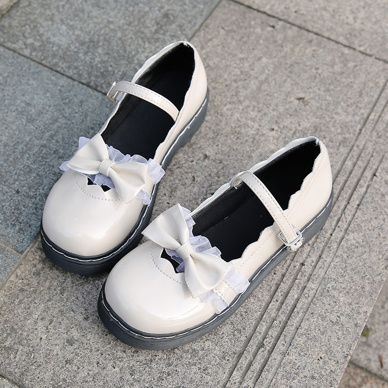 

2021 New Sweet Girls of the Female Kawaii Cosplay Cute Japanese Student Anime Women Harujuku Jk Uniform Lolita Women's Shoes Apartments D1fw