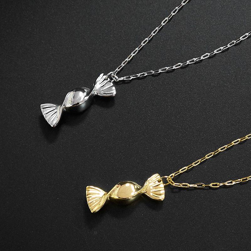 

Pendant Necklaces Womens Couple Candy Stainless Steel Hip Hop Gold Chain Necklace Jewelry On The Neck Halloween Gifts For Child