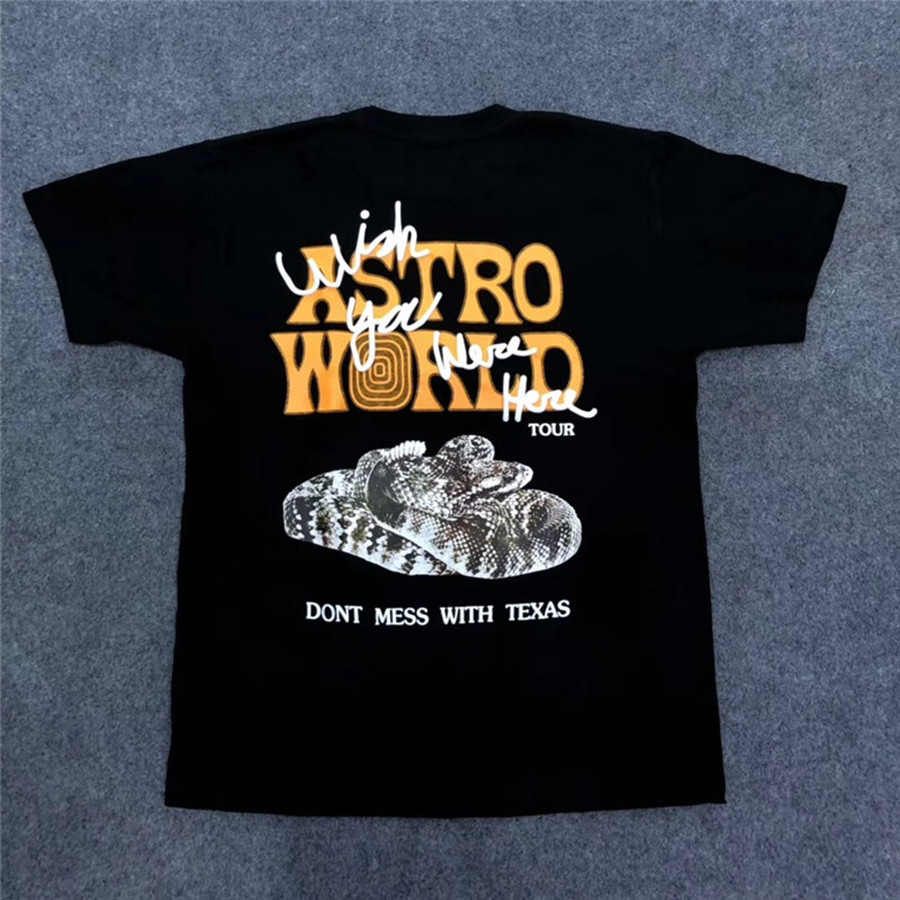 

2021 New Travis Scott Astroworld Camisa De t Qzj5, Ivory