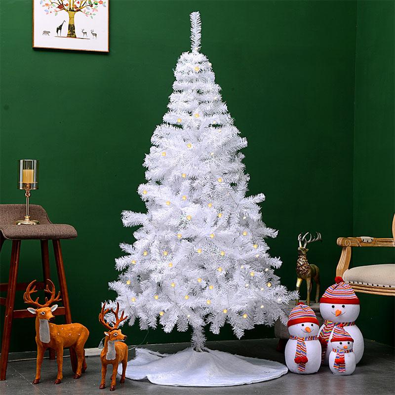 

Christmas Decorations Light Luxury Encrypted Tree For Home Window Scene Props White Ornaments
