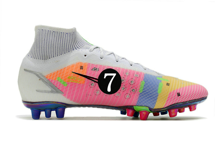 

2021 Mercurial Superfly Dragonfly 8 Elite AG men/women/kids soccer shoesAssassin 14 generation "illusion TV plated bottom" knitting high youth GS sports football shoe
