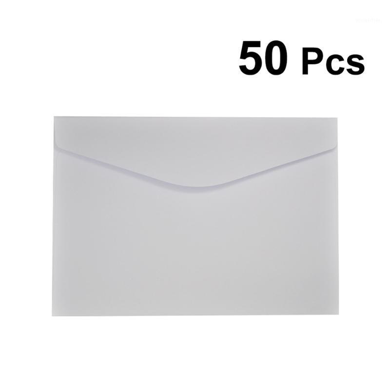 

Gift Wrap 50 Pcs 23x16cm White Invitations Postcard Envelope For Writing Letters