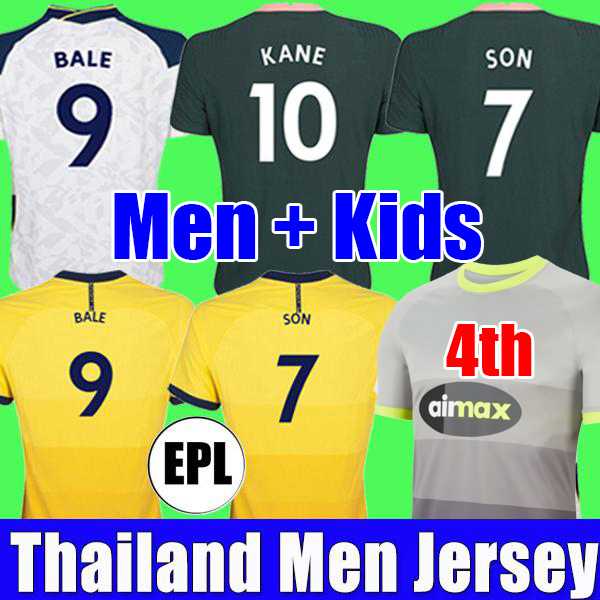 

20 21 KANE SON BERGWIJN Soccer Jerseys 2020 2021 LUCAS DELE fourth Tottenham Football kit shirt BALE NDOMBELE 4th tops Men kids sets socks, Away kids