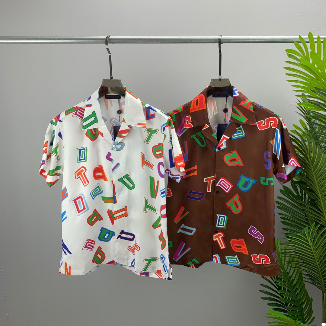 

2022ss New men shirt spring and summer new Hoodies high grade cotton printing short sleeve round neck panel T-Shirt Size: m--xl-xxl-xxxl Co, Black