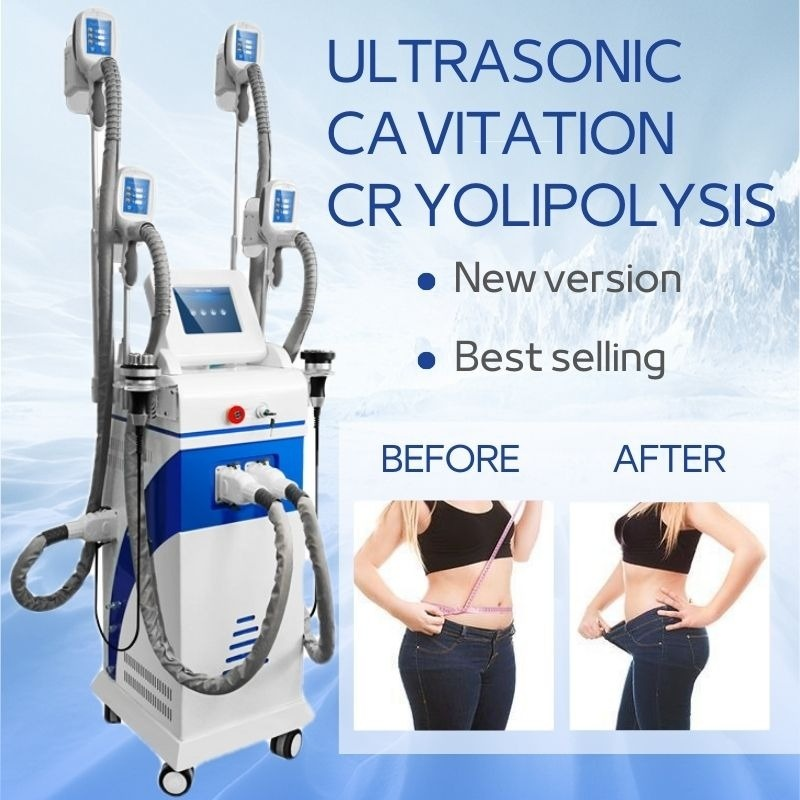 Cryolipolyse efficace 4 poignées Cryo liposuccion Lipo gel Cryolipolyse Lipo cryothérapie congélation des graisses minceur Machine de beauté