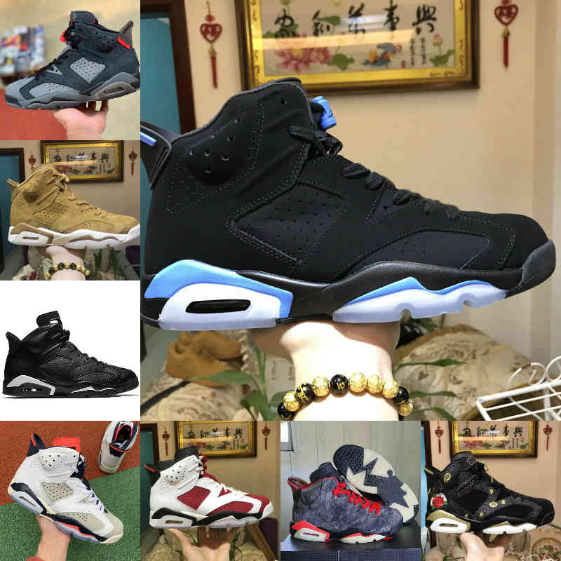 

Travis Hare DMP 6 Mens Basketball Shoes Scotts Reflective 6s Gatorade Like Mike White Tinker Black Infrared Carmine Oregon Mens Trainers Spo