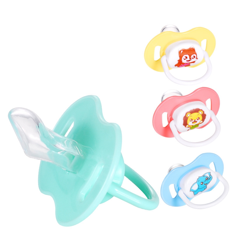Baby Feeding Nipple Accessories Pacifier Funny Baby Kids Pacifier Nipples Teeth Food-grade Silicone Orthodontic Dummy Teat 4629 Q2-image-736148259