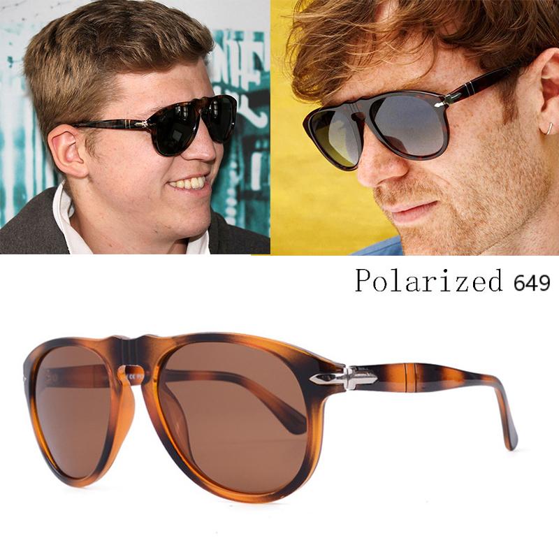 

2021 NEW Classic Vintage Fashion 649 Pilot Style Polarized Sunglasses Men Driving Brand Design Sun Glasses UV400