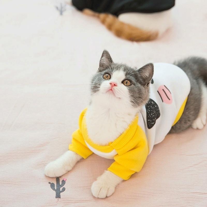 

Cat Costumes Pet Clothing Clothes Cute Funny Sweater Hoodies