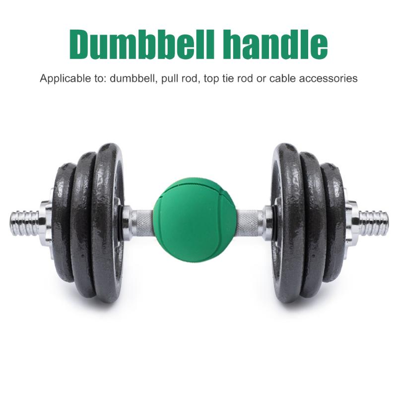 

2pcs Barbell Hand Ball Grips Weightlifting Fitness Dumbbell Silicone Equipment Working-out Comfortable Decoration