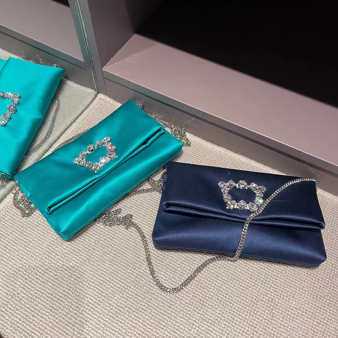 

Be054High-end new evening clutch with pearl button soft evening bag handmade patchwork color fashion boutique lady evening bags designer, Red