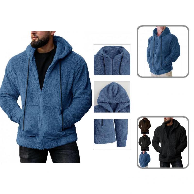 

Men's Jackets Long Sleeve Cardigan Soft Men Jacket For Home Coat, Black;brown