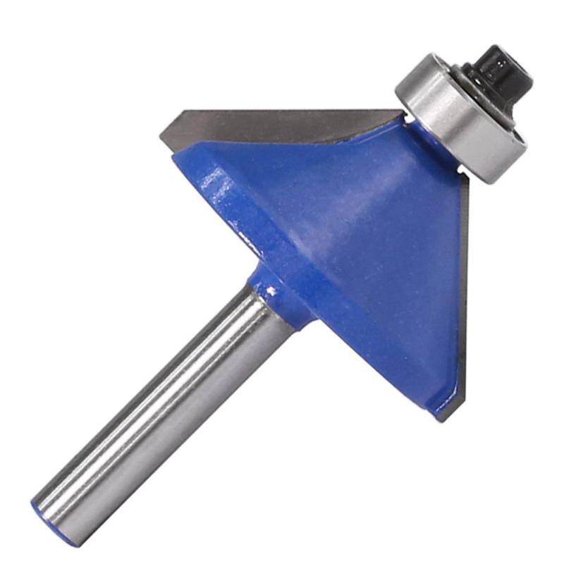 

Professional Drill Bits 45 Degree Chamfer & Bevel Edging Router Bit 1/4" Shank Woodworking Cutter Tungsten Cobalt Alloy 1pcs