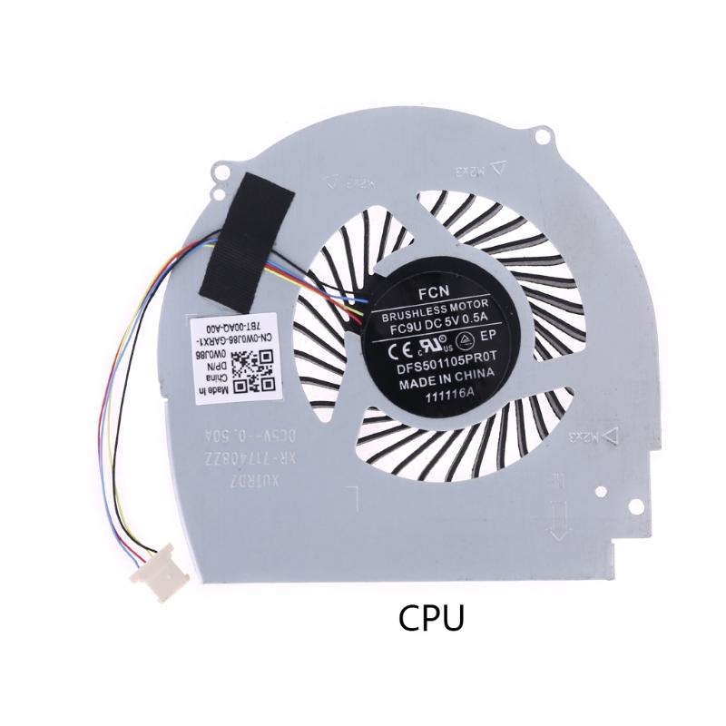 

Cooling Fan For Inspiron 7566 7567 Laptop Cooler Accessories Fans & Coolings
