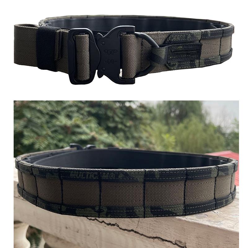 

Waist Support Military MOLLE System Combat Belt Hunting Shooter RG + MCBK