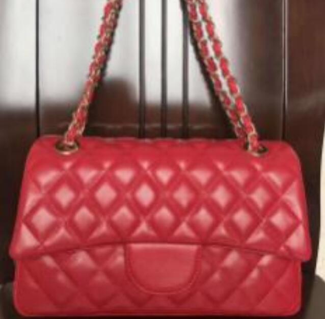 

2021 designer ladies caviar pattern handbag, diagonal bag size 26cm 012