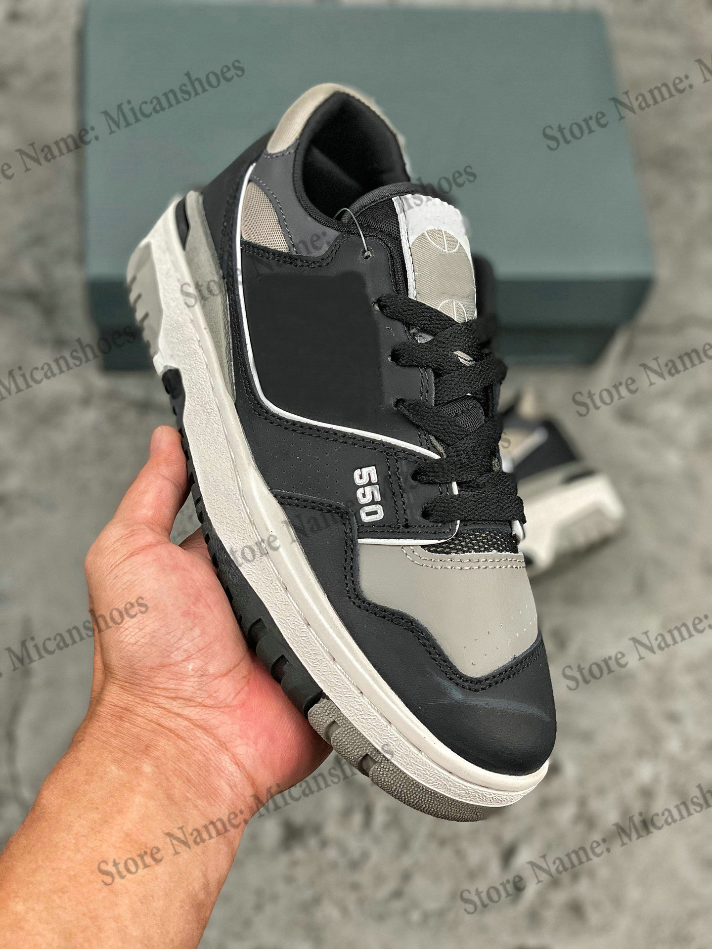 

New BB550 Green White 550 Basketball Designer Shoes Mens Womens Trainers Sports Sneakers