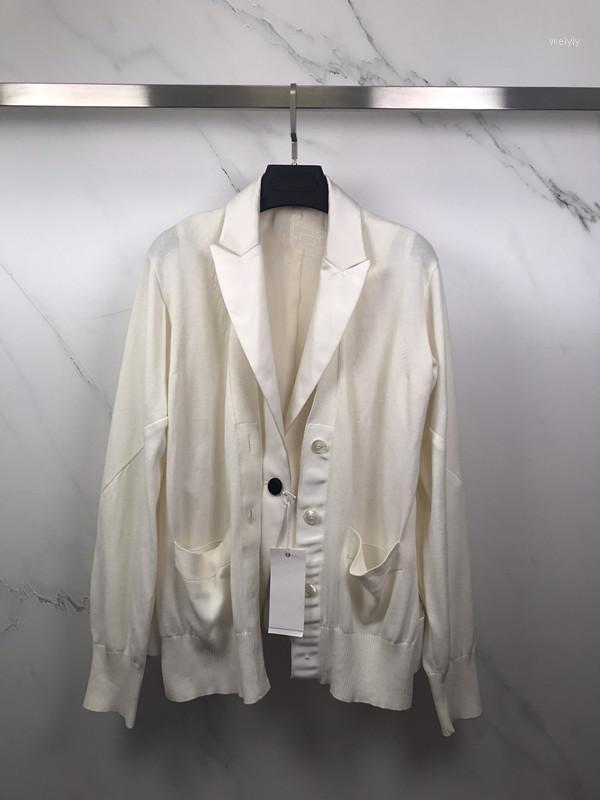 

Women' Jackets The 2021 Splicing Leisure Coat 0813, Beige